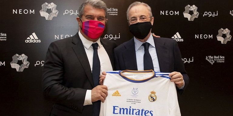 Joan Laporta y Florentino Pérez, presidentes del Barça y del Real Madrid / EFE