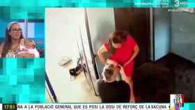 Imágenes de la pareja durante el parto, con la madre y la bebé / TV3