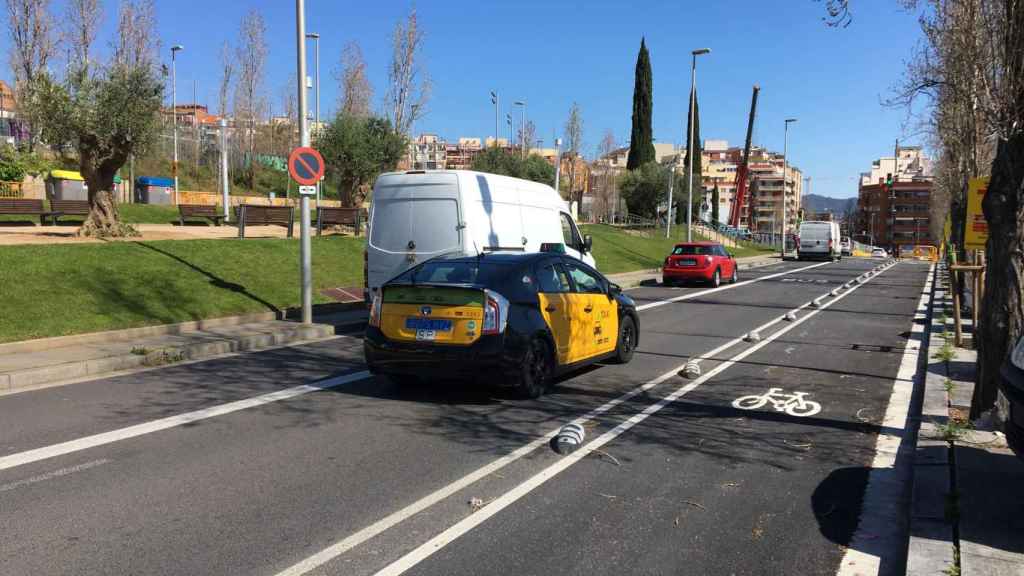 Carril bici de la Ronda Guinardó / METRÓPOLI - RP