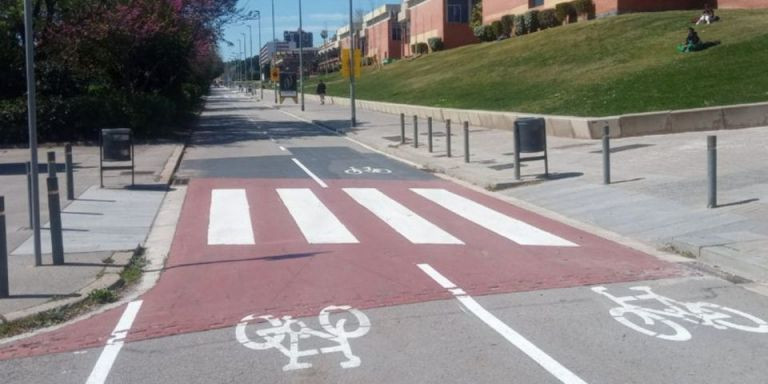 Nuevo carril bici en la avenida Diagonal / AJ BCN