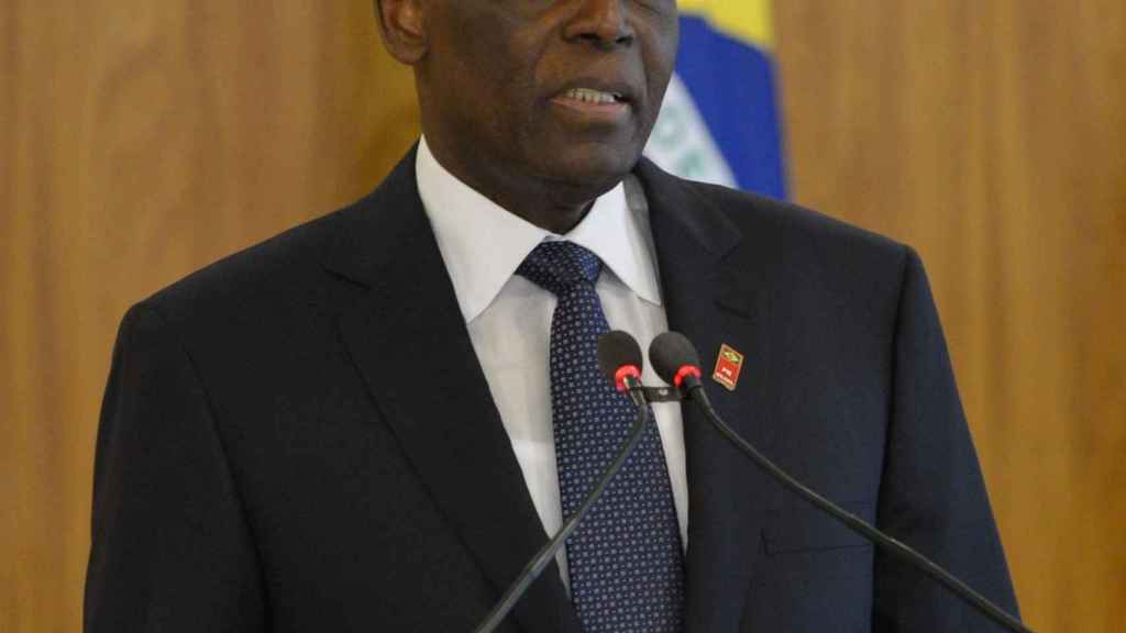 El expresidente de Angola Jose Eduardo Dos Santos, durante una rueda de prensa / WIKIPEDIA