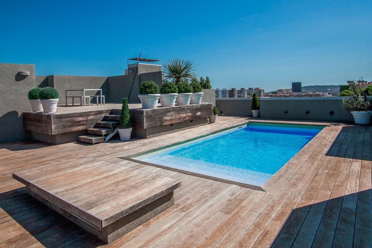 Ático con piscina ubicado en el barrio de Pedralbes de Barcelona