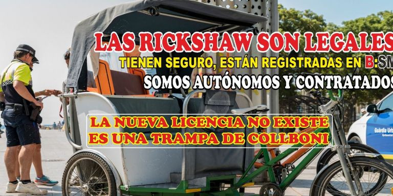 'Flyer' denunciando la situación de los bicitaxis / CEDIDA