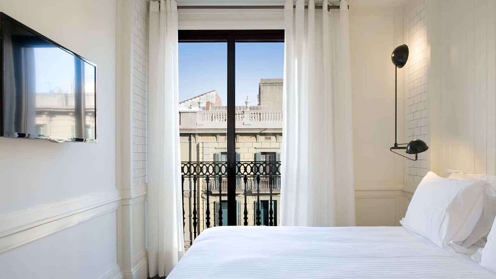 Habitación del hotel Praktik de Barcelona