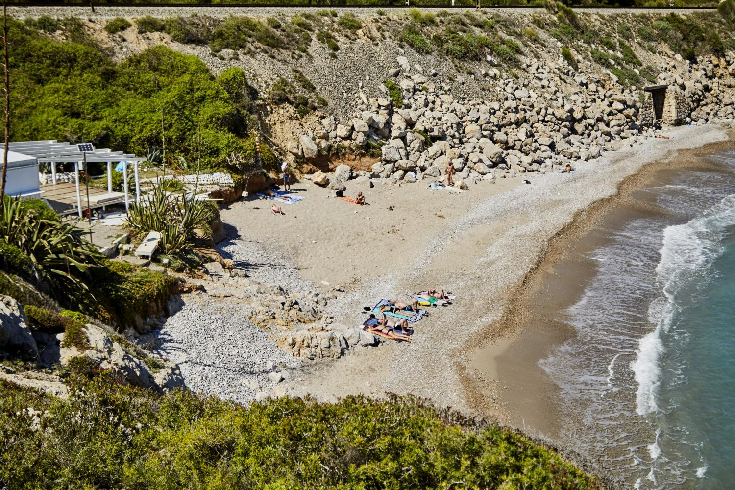 Playa de l'Home Mort, una de las más tranquilas de Barcelona / ARCHIVO