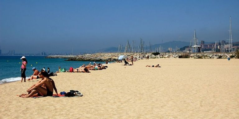 Playa de Ocata en el Masnou