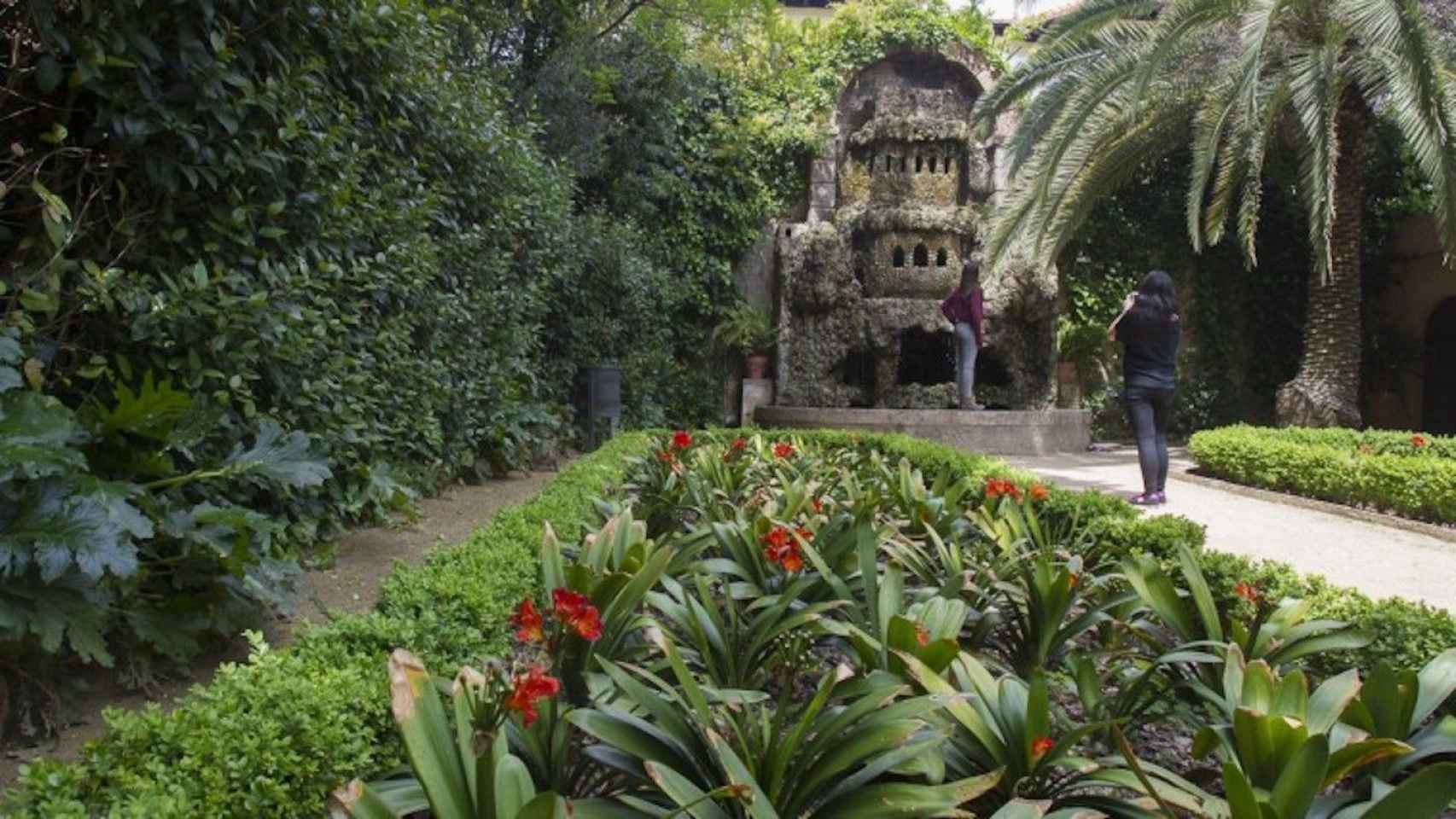 Uno de los espacios más encantadores de los jardines de la Tamarita, unos de los más espectaculares de Barcelona / AJUNTAMENT DE BARCELONA