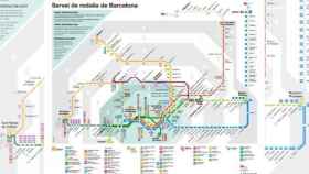 Mapa de cercanías de Barcelona / RENFE