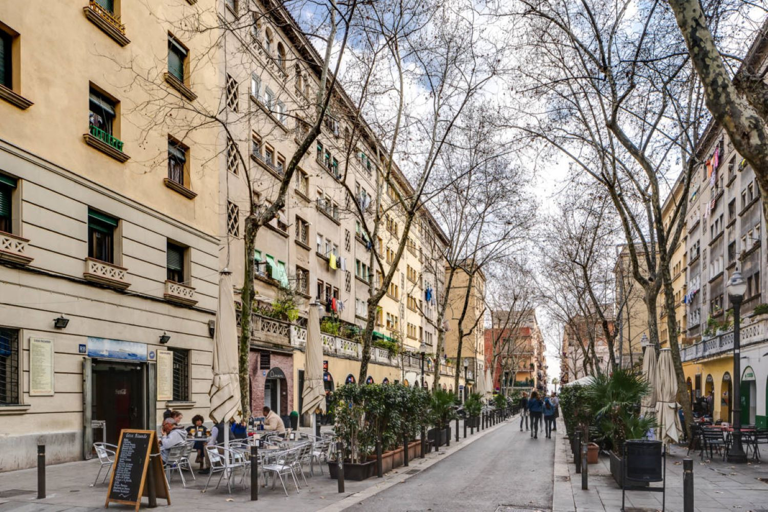 Calle de Almirall Churruca en la Barceloneta