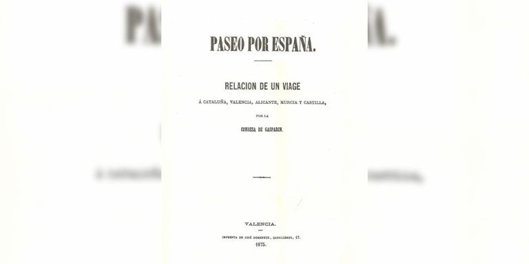 Portada de Paseo por España... (1875)