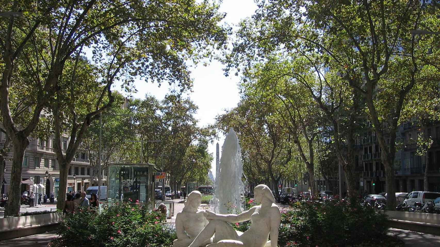 Jardinets de Gràcia, donde han cazado 'in fraganti' al ladrón por robar un reloj de 50.000 euros / ARCHIVO