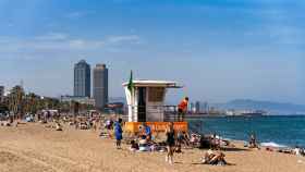 Panorámica de la playa de la Barceloneta / LUIS MIGUEL AÑÓN (MA)