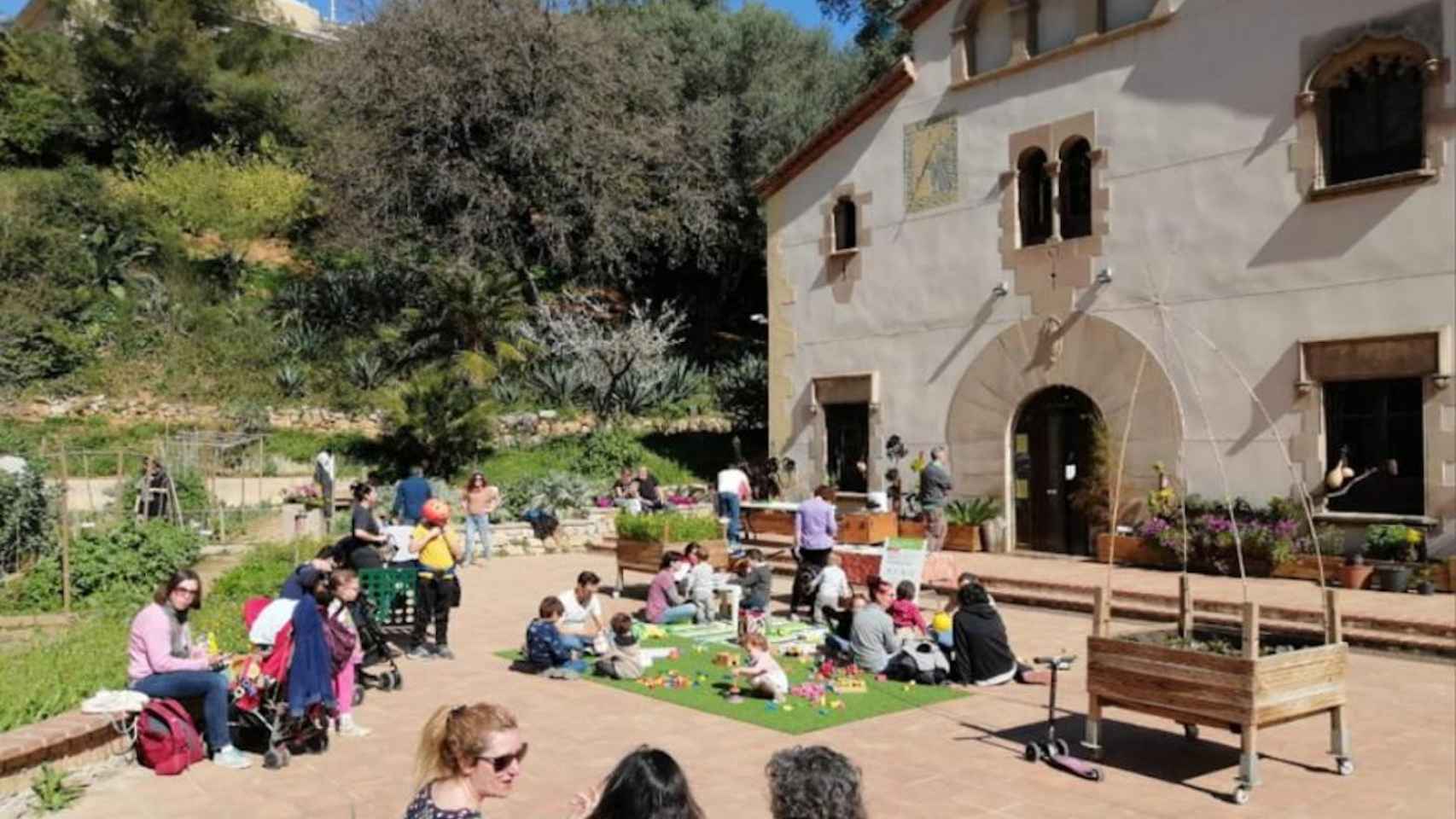 Masía del Jardí Històric Botànic de Montjuïc / AYUNTAMIENTO DE BARCELONA