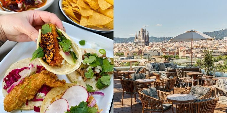 Comida mexicana y vistas en el restaurante Tope, el 'rooftop' de The Hoxton / CEDIDAS