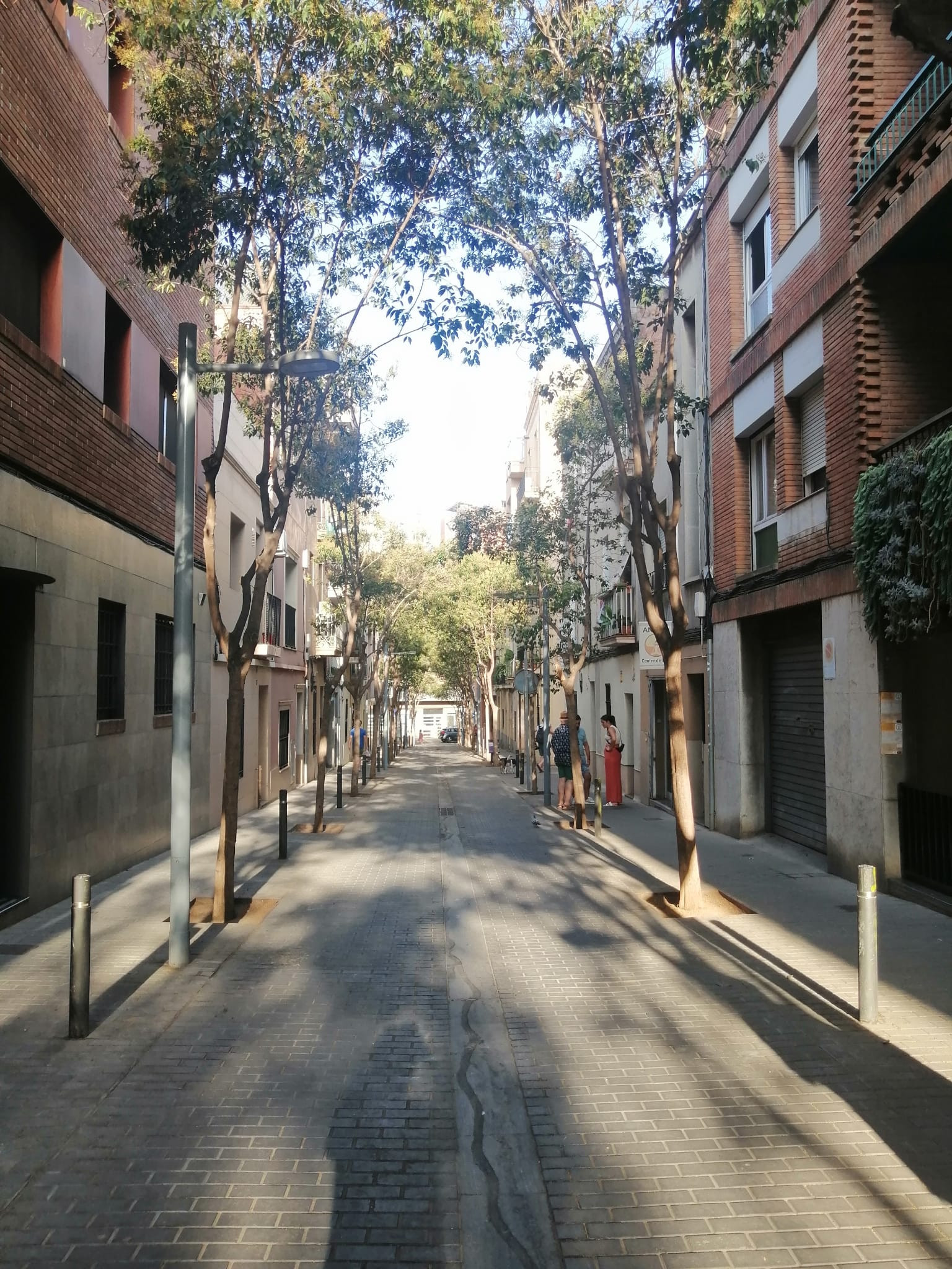 Vista de la calle de Servet a la altura de la panadería 'Fleca Girabal' / ANDONI BERNÁ CALVO