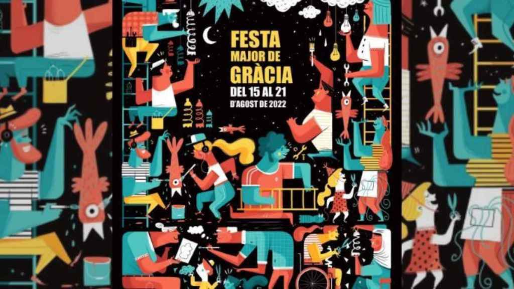 Cartel de las fiestas de Gràcia de 2022 / AJUNTAMENT