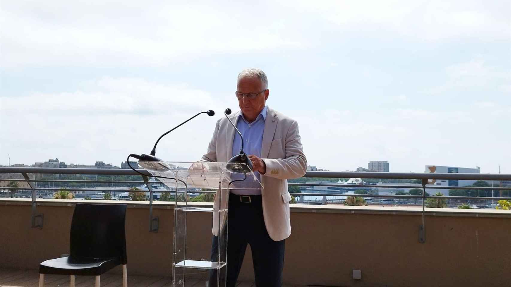 Josep Bou, en la rueda de prensa en Barcelona / EUROPA PRESS