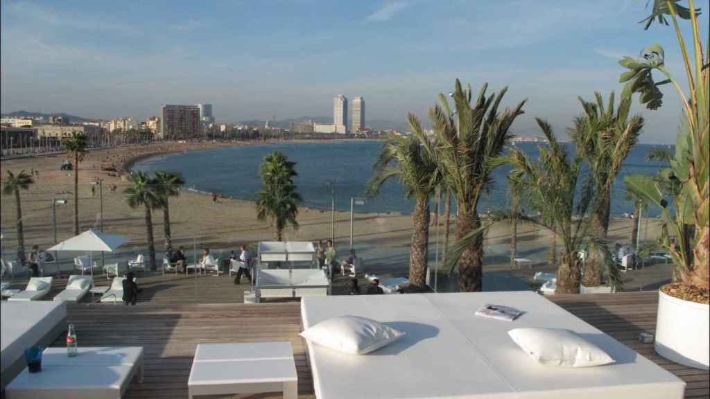 Vistas de Barcelona desde la terraza del Hotel W