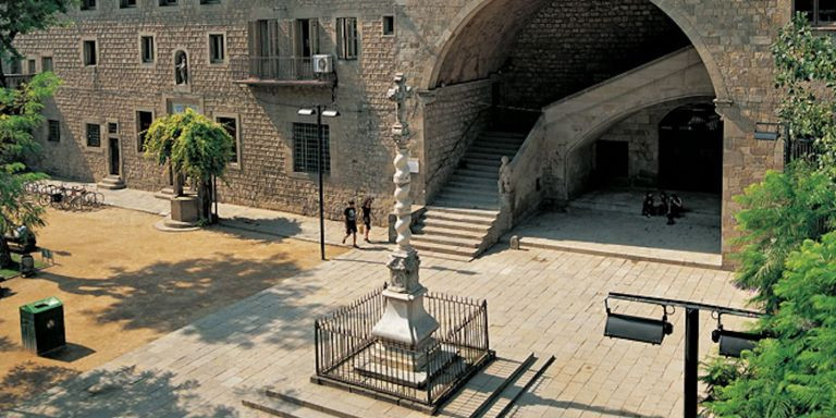 Vista aérea del antiguo Hospital de la Santa Creu i Sant Pau / ARCHIVO