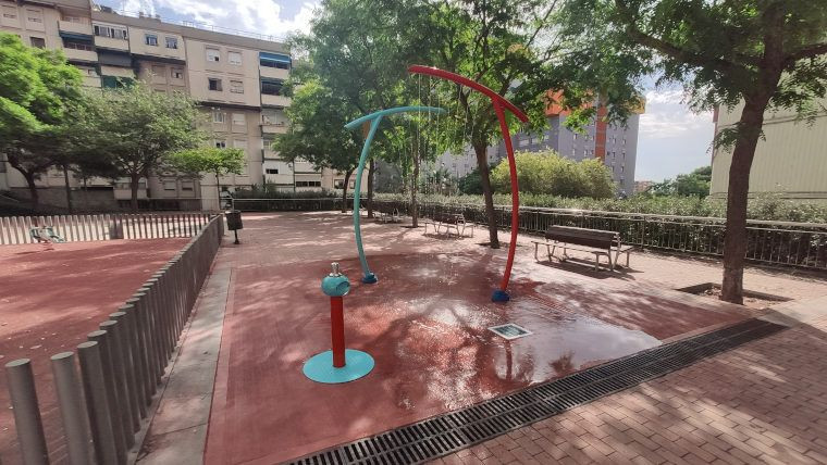 Fuente de juegos de agua de Canyelles / AJUNTAMENT DE BARCELONA