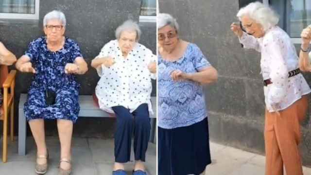 Las 'motoyayis' de Badalona se han hecho vitales bailando 'Despechá' de Rosalía / TIK TOK