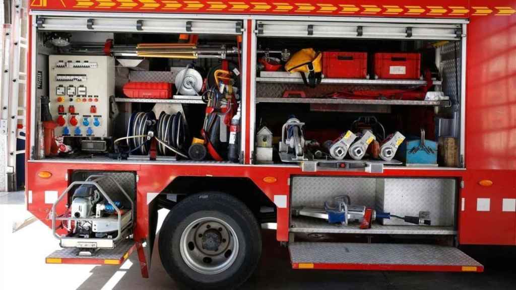 Camión de los bomberos en una imagen de archivo