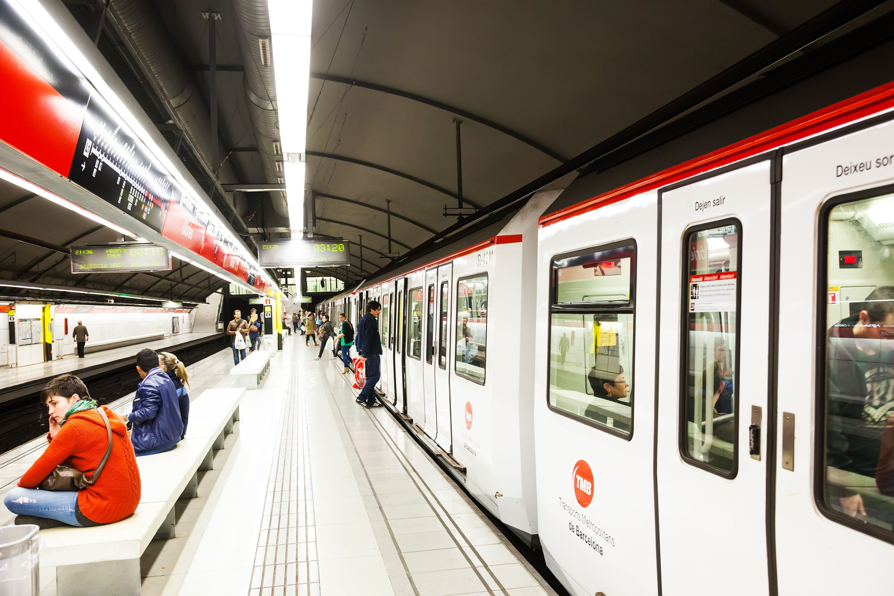 Convoy del metro de Barcelona