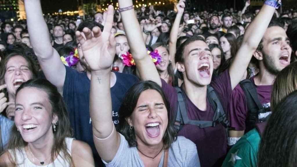 Asistentes en un concierto como los que se celebrarán en Zona Universitària / EFE