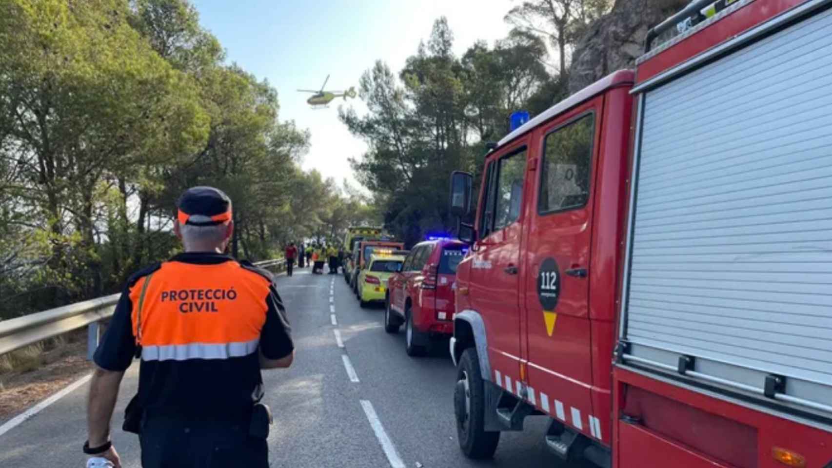 Accidente mortal en Begur / PROTECCIÓN CIVIL