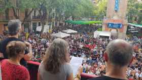 Carla Carbonell durante el pregón de las fiestas de Gràcia / FESTA MAJOR DE GRÀCIA