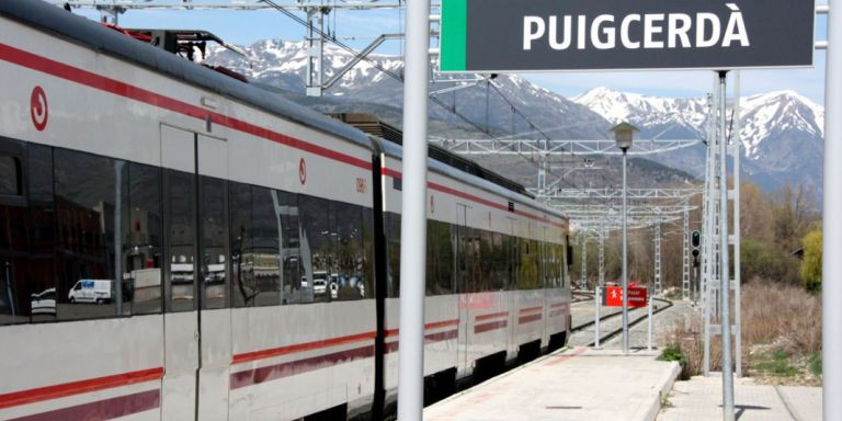 Estación de tren en Puigcerda