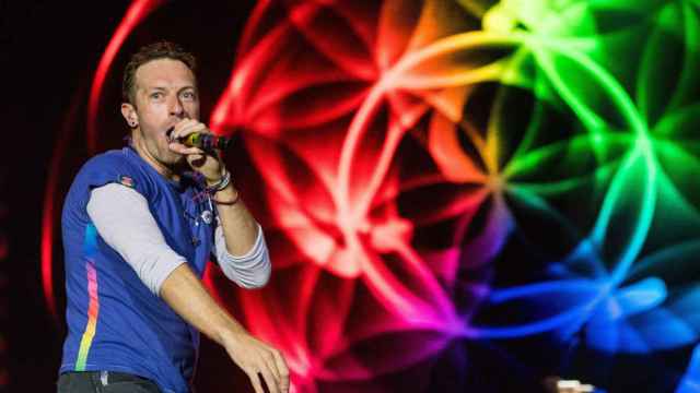 Chris Martin durante un concierto de Coldplay / EFE