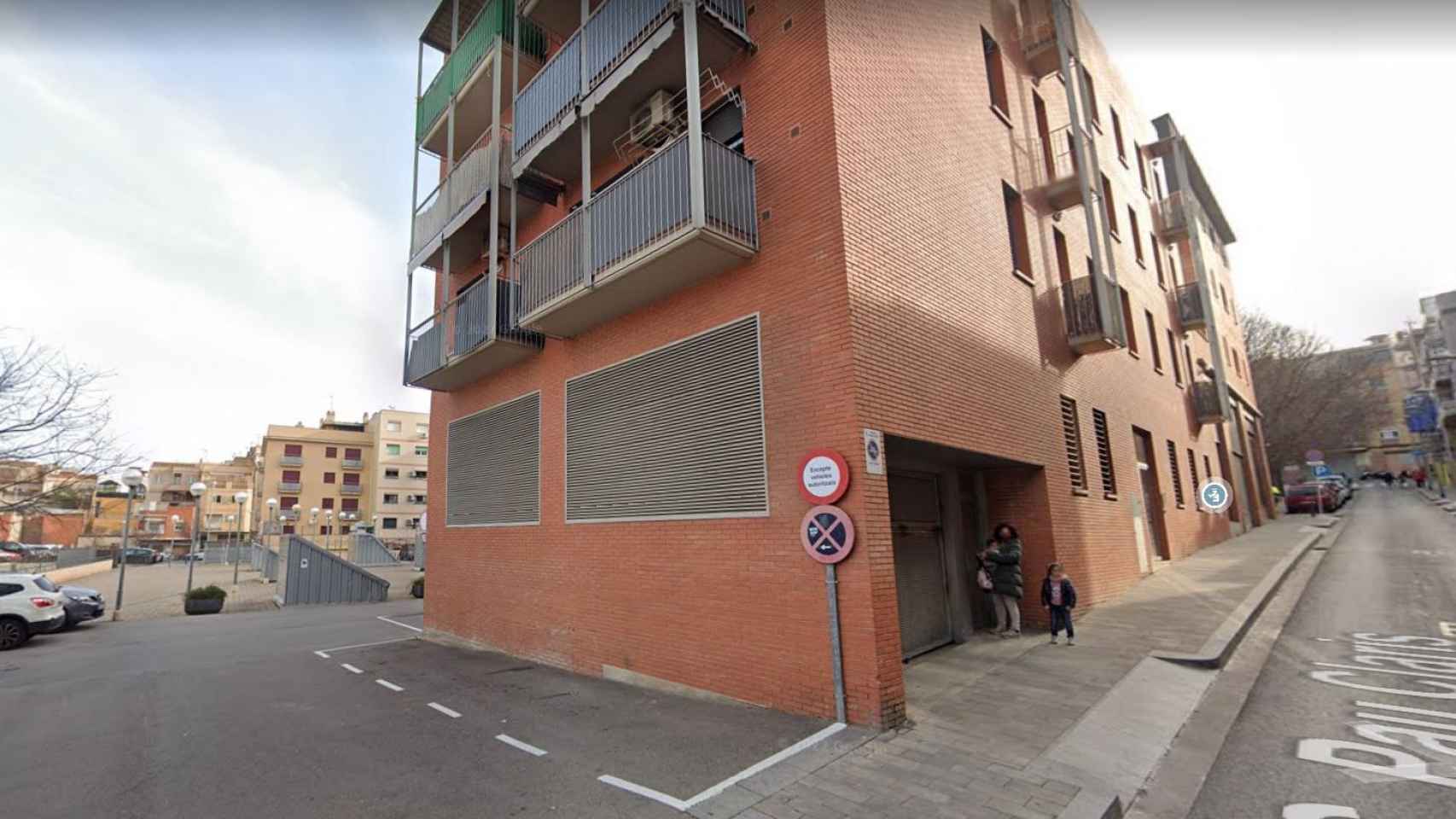 La calle donde se ubicará la nueva comisaría de la Policía Local de Santa Coloma / GOOGLE MAPS