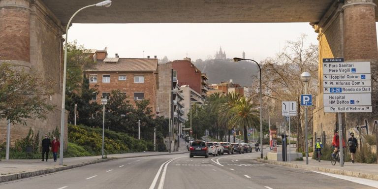 Circulación en la avenida de Vallcarca / INMA SANTOS