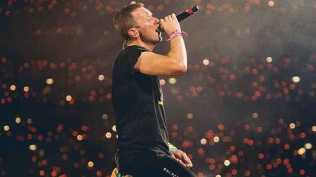 Chris Martin durante un concierto de Coldplay / INSTAGRAM