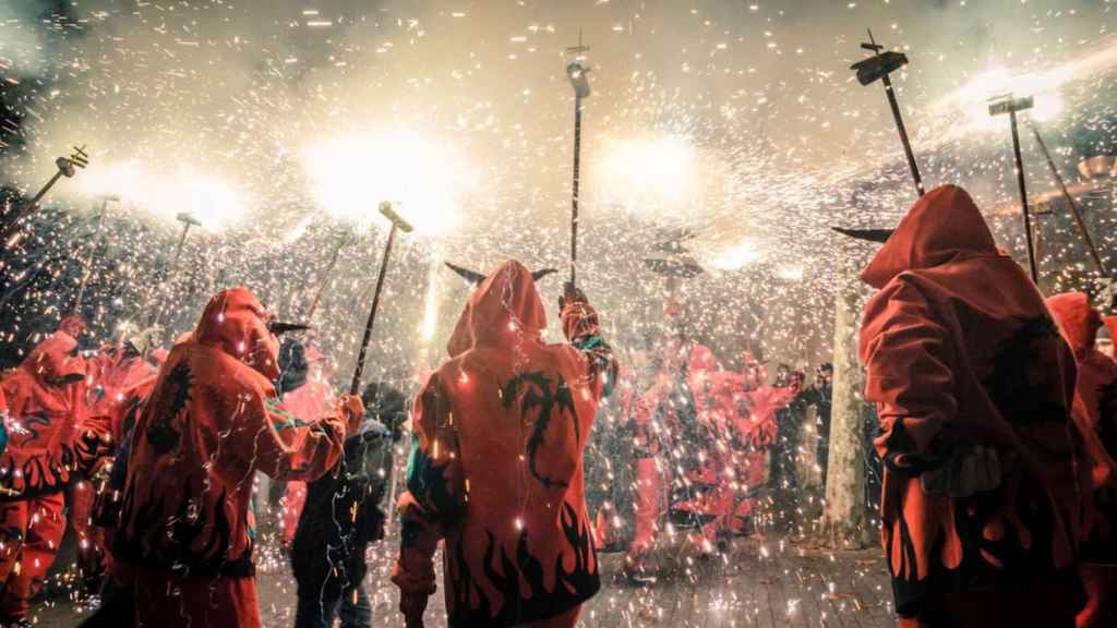 'Correfoc' en Barcelona durante las fiestas de la Mercè / ARCHIVO