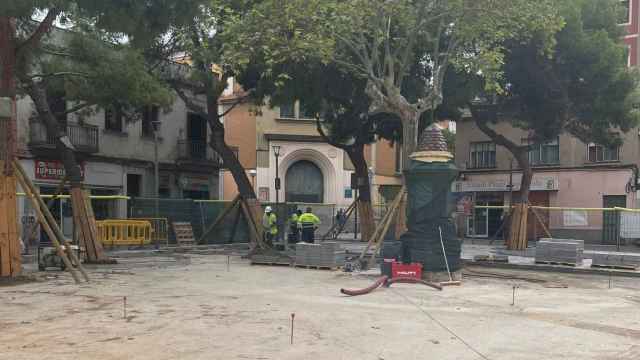 Obras en la plaza Espanyola / CEDIDA