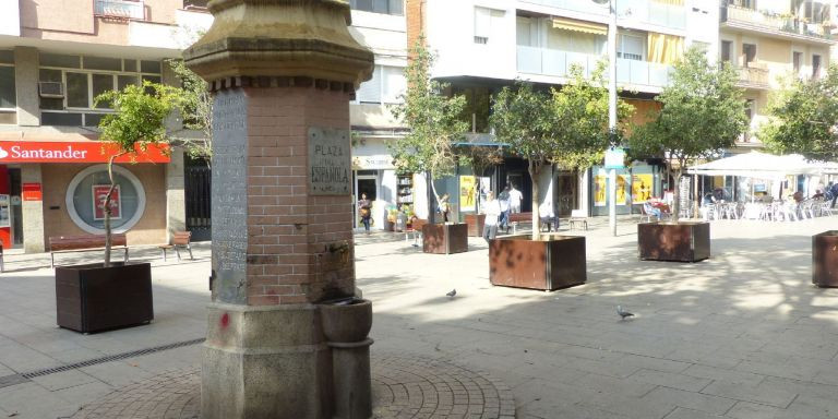 Fuente protegida de la plaza Espanyola / DIBA