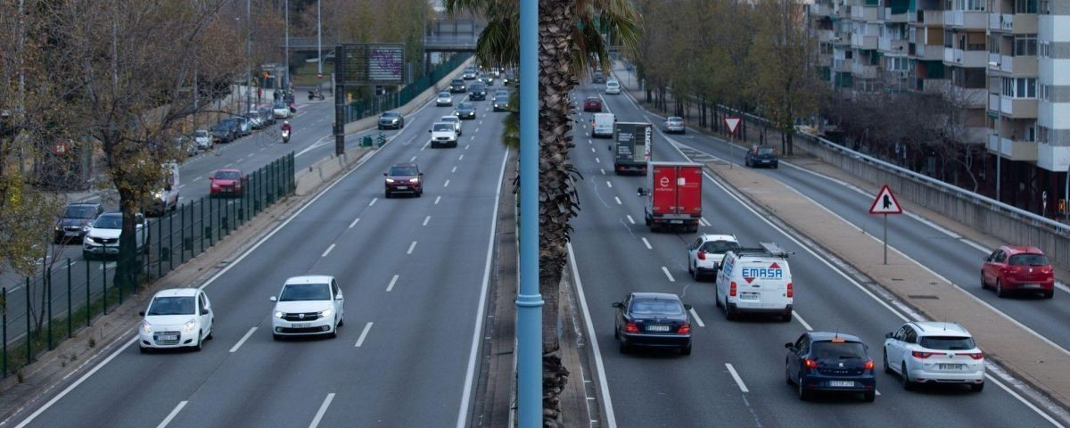 Tráfico en la Ronda de Dalt de Barcelona en una imagen de archivo / EFE