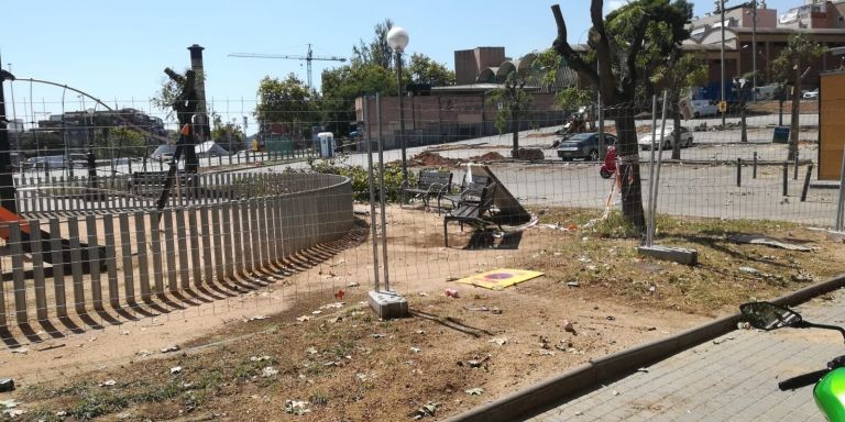 Zona de juegos infantiles suprimida en Nou Barris / CEDIDA