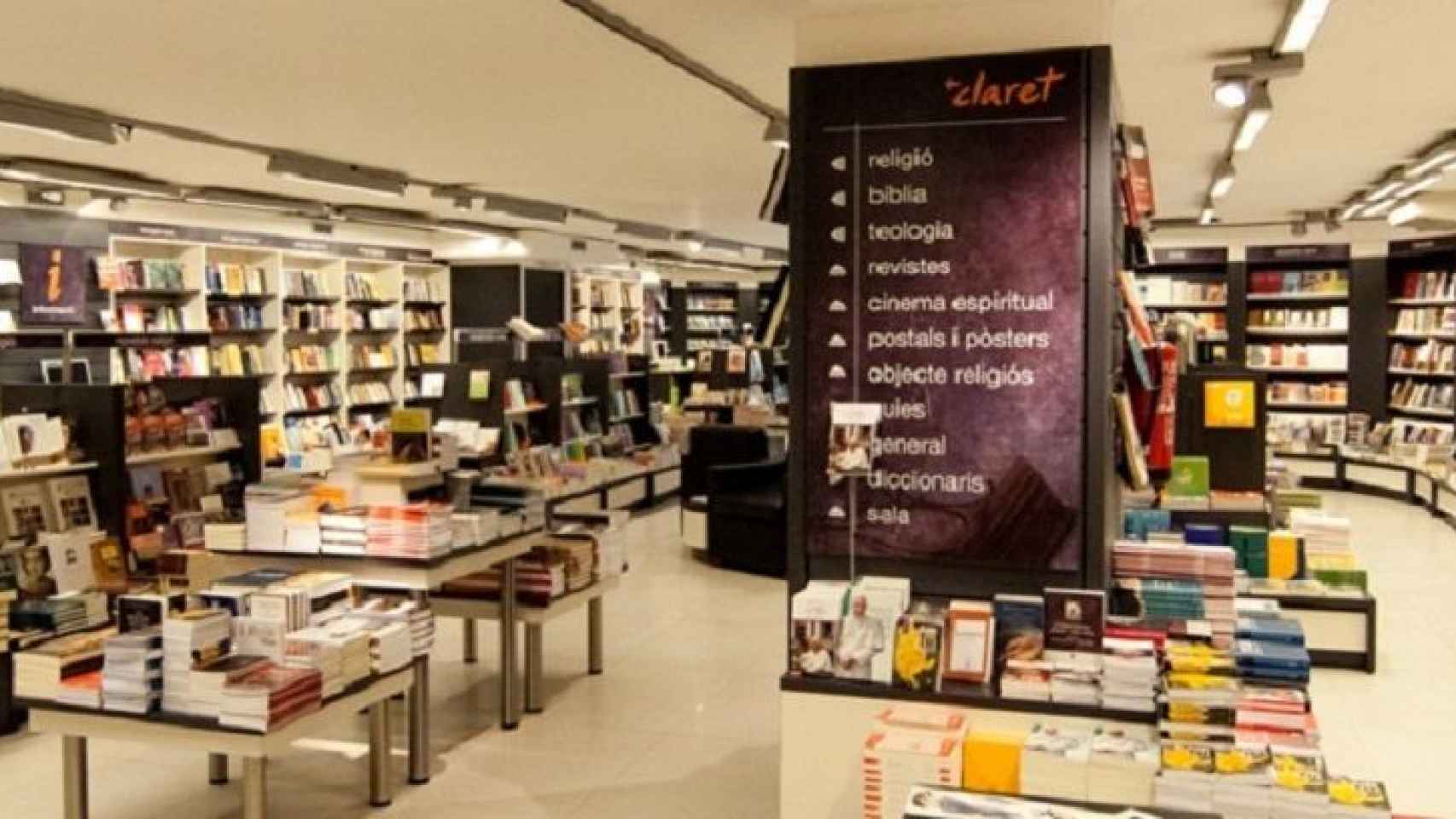 El interior de la Librería Claret, antes en el Eixample / LIBRERÍA CLARET