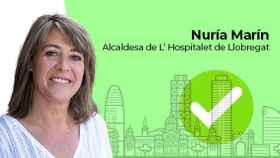 Núria Marín, alcaldesa de L'Hospitalet
