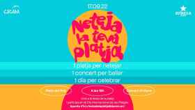Cartel promocional del festival 'Festa de la Platja, coordinado por Estrella Damm y CRAM / ESTRELLA DAMM - CRAM