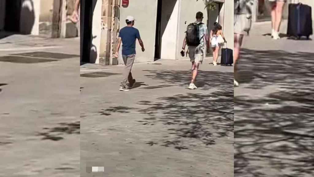 Imagen de Jack Ma, cofundador de Alibaba, en las calles de Barcelona / CEDIDA