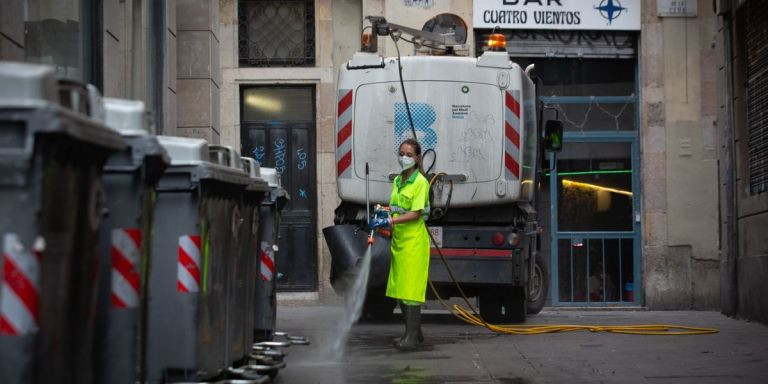 Trabajadora del servicio de limpieza / EUROPA PRESS