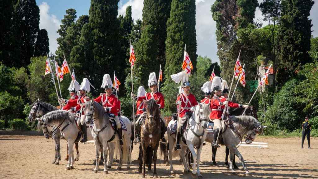 La Unidad Montada de la Guardia Urbana en una imagen de archivo / GUB