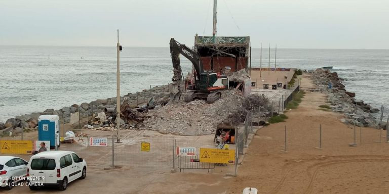 El restaurante del espigón de Bac de Roda, ya derribado / AYUNTAMIENTO DE BARCELONA