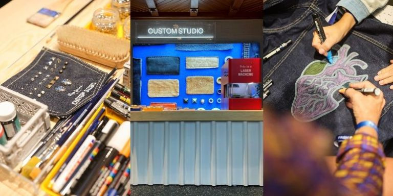 Custom Studio de la nueva tienda de Pepe Jeans en paseo de Gràcia / CEDIDAS
