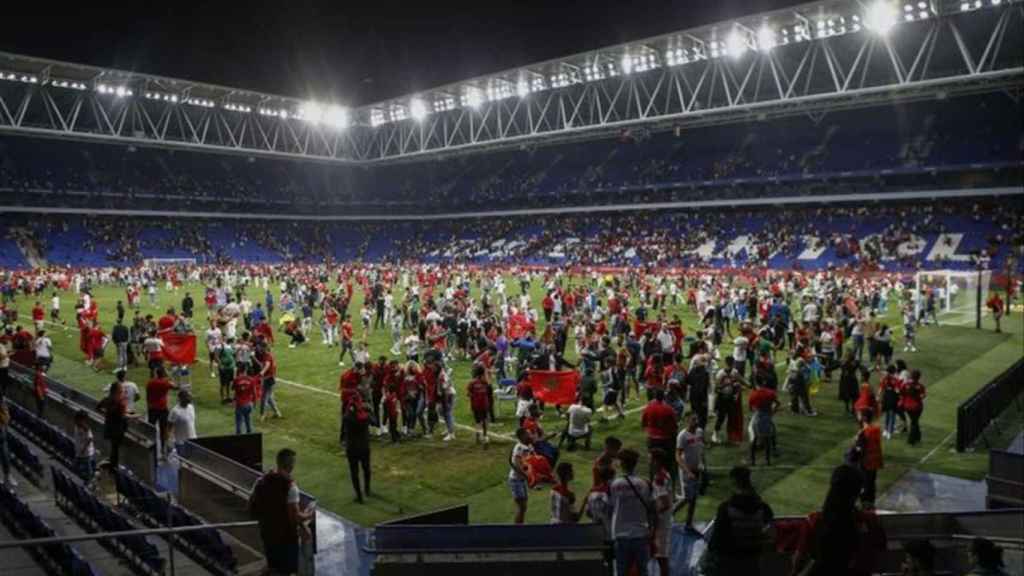 La afición marroquí toma el campo del Espanyol en Cornellà / EFE