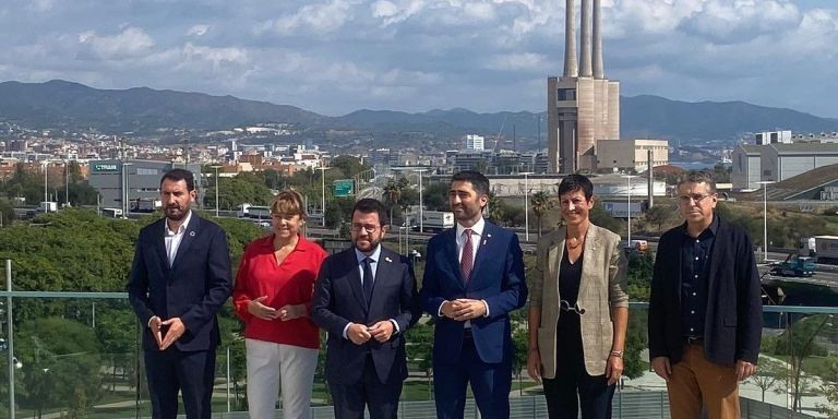 Rubén Guijarro, Natàlia Garriga, Pere Aragonès,Jordi Puigneró, Filo Cañete y Jordi Martí Miquel González / TWITTER